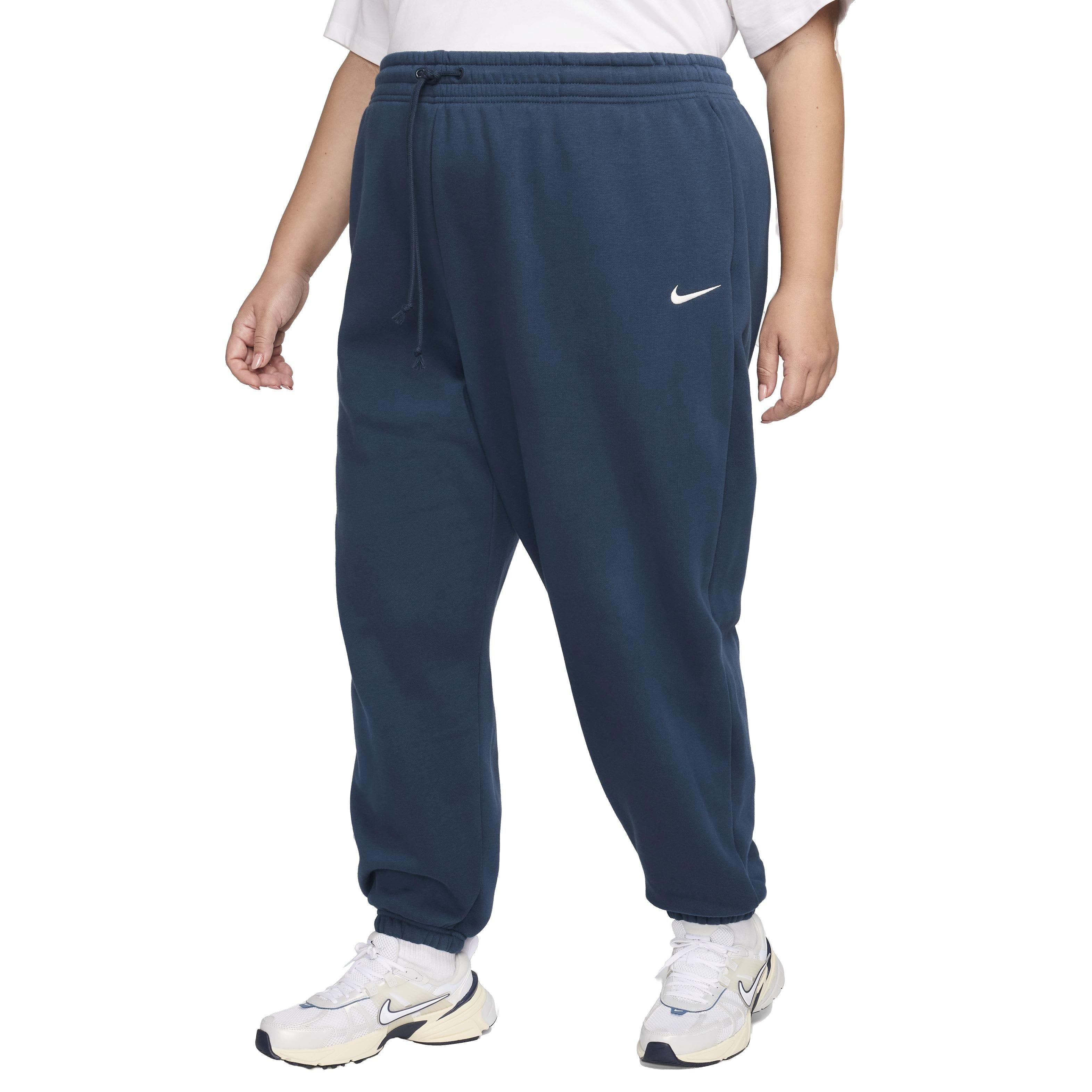 Nike Women's Sportswear Phoenix Fleece Oversized High-Waisted Sweatpants - BLUE Thumbnail View 1
