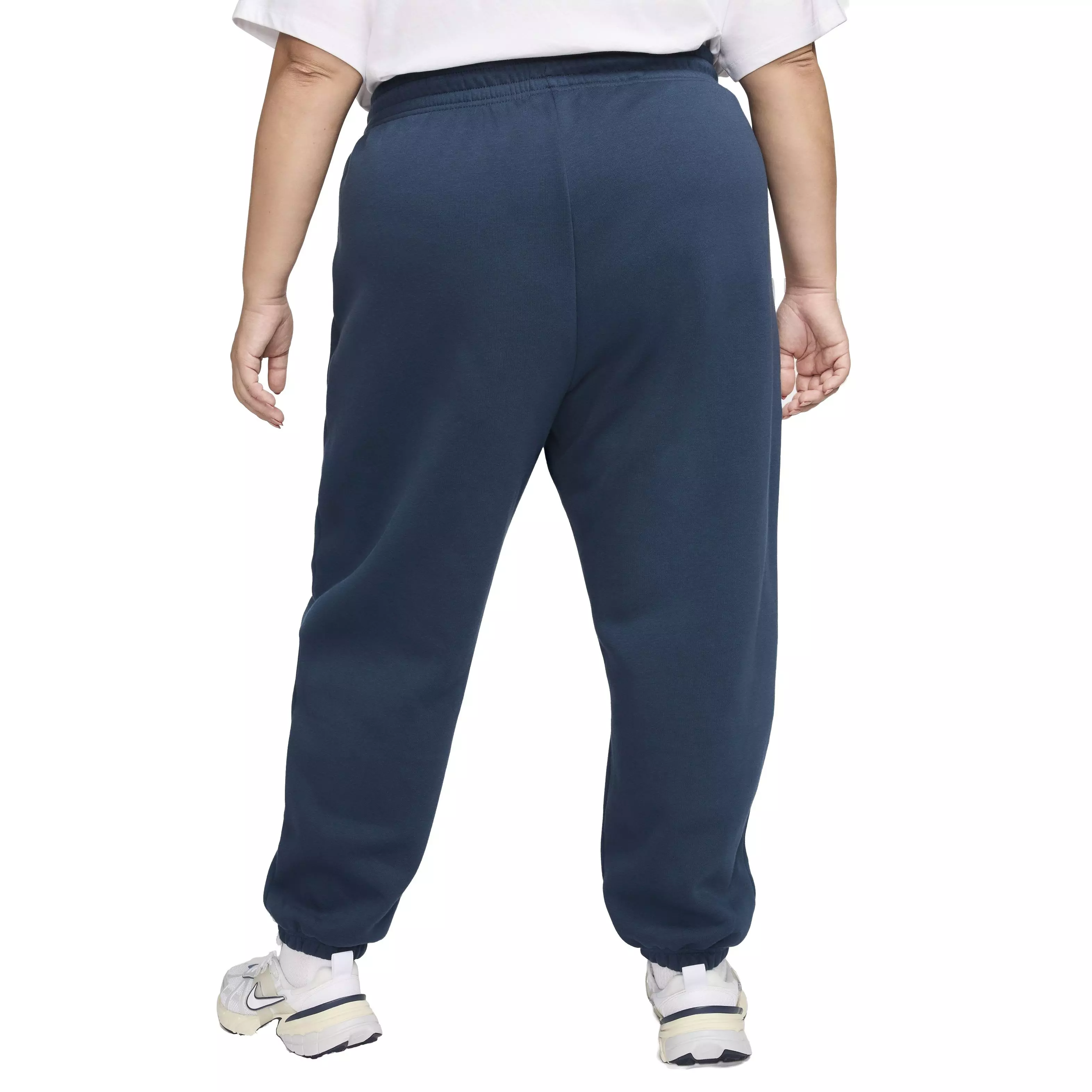 Nike Women's Sportswear Phoenix Fleece Oversized High-Waisted Sweatpants - BLUE