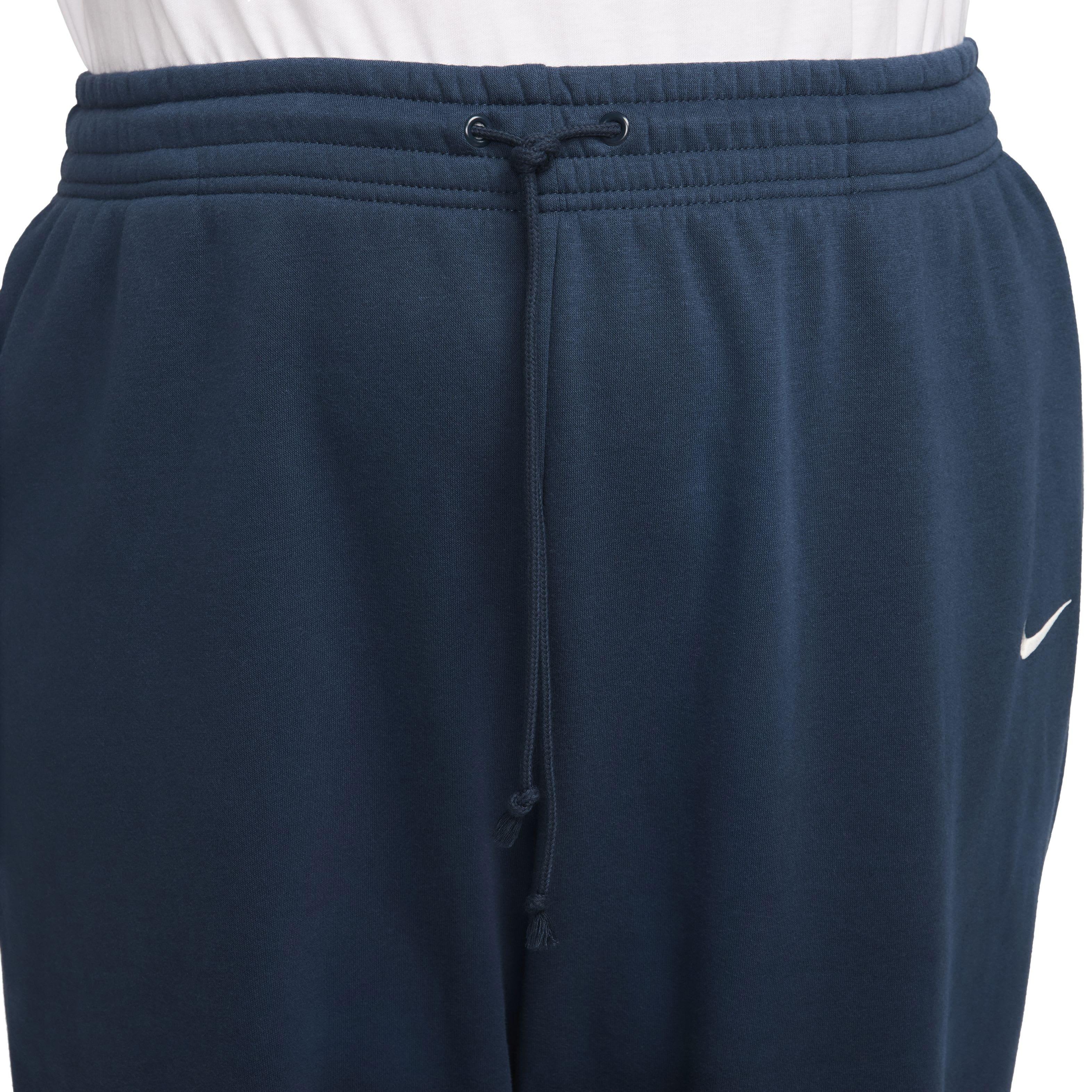 Nike Women's Sportswear Phoenix Fleece Oversized High-Waisted Sweatpants - BLUE Thumbnail View 3