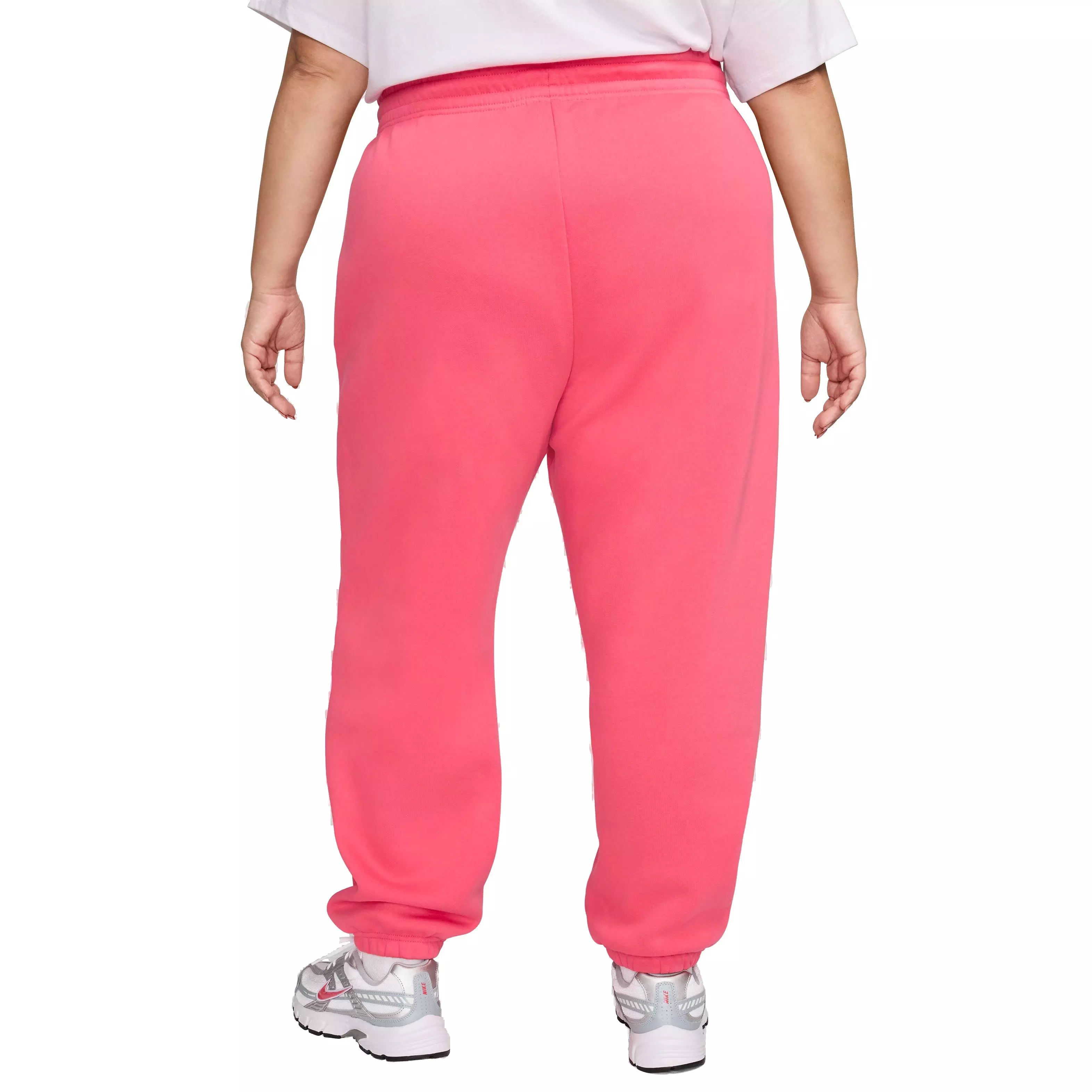 Nike Women's Sportswear Phoenix Fleece Oversized High-Waisted Sweatpants - PINK
