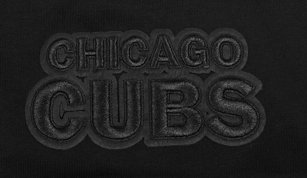 Pro Standard Men's MLB Chicago Cubs Neutral Drop Shoulder Top - BLACK Thumbnail View 5