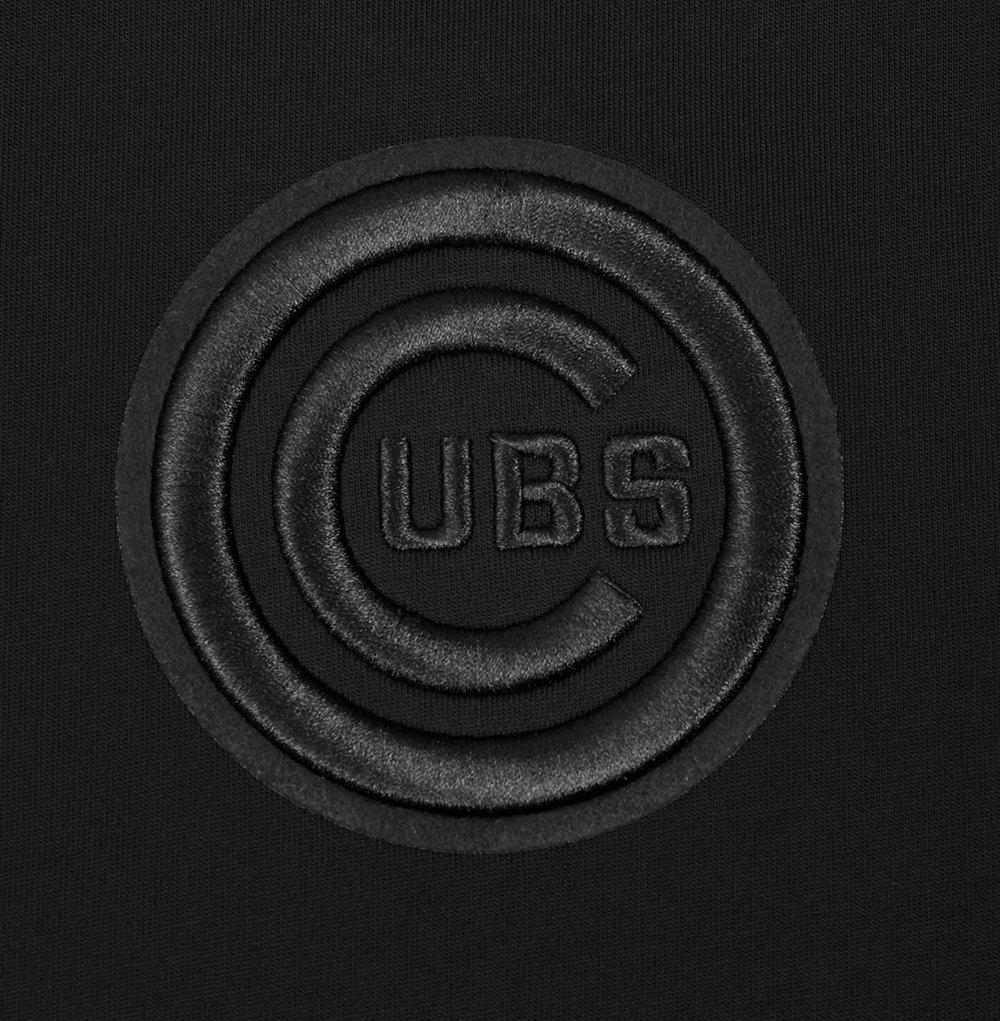 Pro Standard Men's MLB Chicago Cubs Neutral Drop Shoulder Top - BLACK Thumbnail View 7