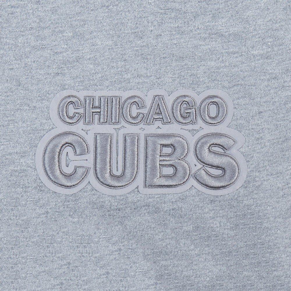 Pro Standard Men's MLB Chicago Cubs Neutral Drop Shoulder Top - DK GREY Thumbnail View 5