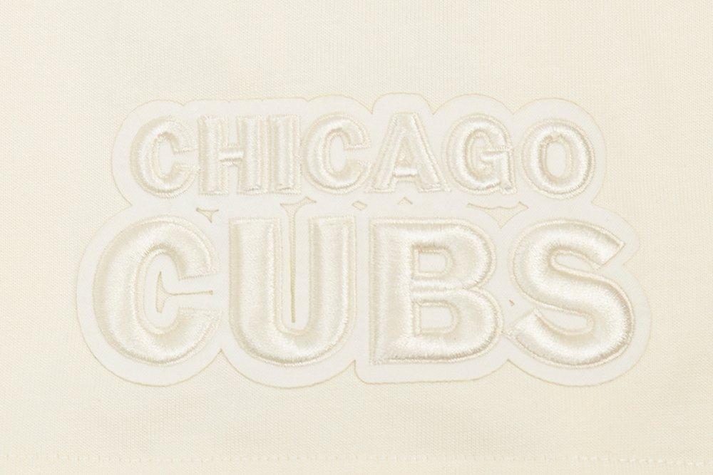 Pro Standard Men's MLB Chicago Cubs Neutral Drop Shoulder Top - CREAM Thumbnail View 5