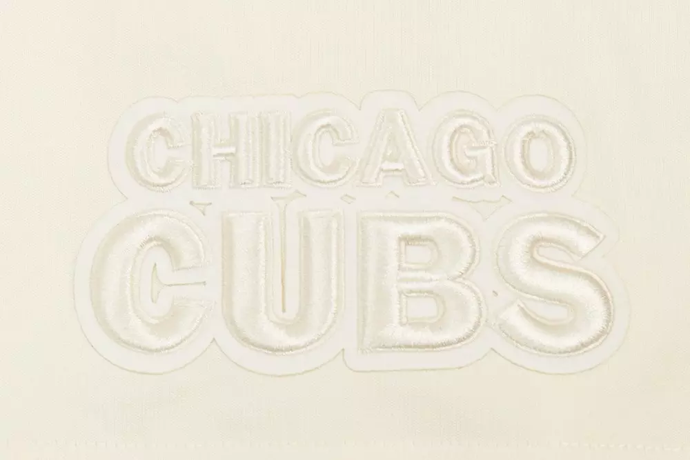 Pro Standard Men's MLB Chicago Cubs Neutral Drop Shoulder Top - CREAM