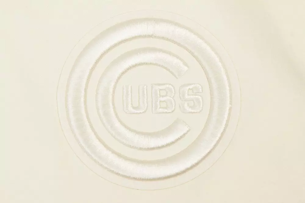 Pro Standard Men's MLB Chicago Cubs Neutral Drop Shoulder Top - CREAM