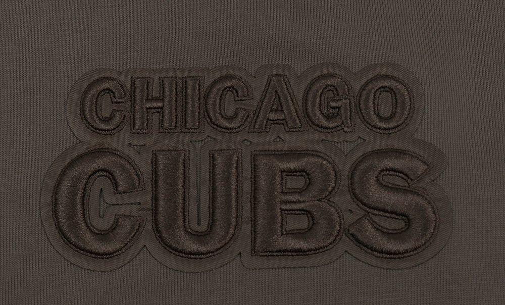 Pro Standard Men's MLB Chicago Cubs Neutral Drop Shoulder Top - DK BROWN Thumbnail View 5