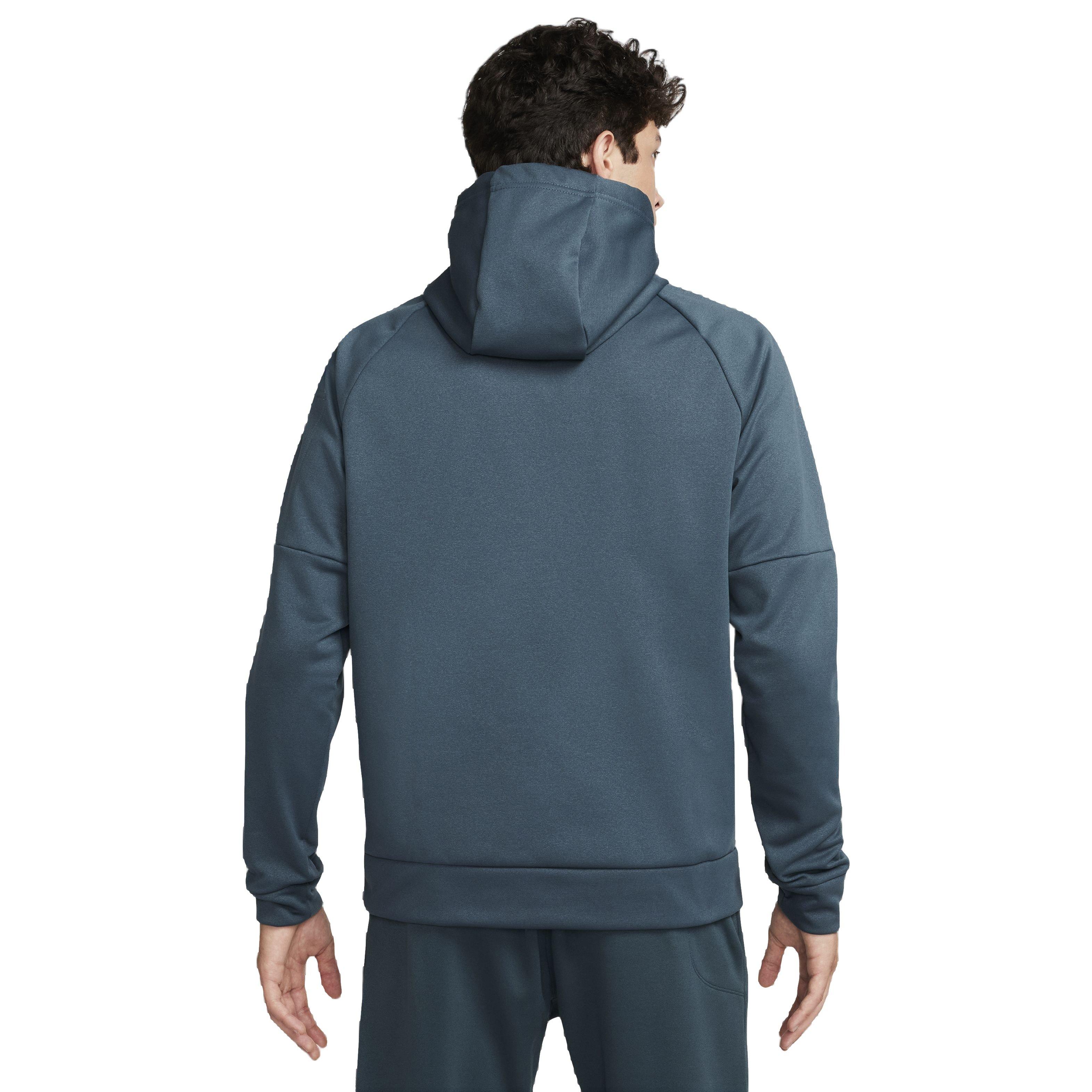 Nike Men's Therma-FIT Hooded Fitness Pullover - DK TEAL Thumbnail View 2
