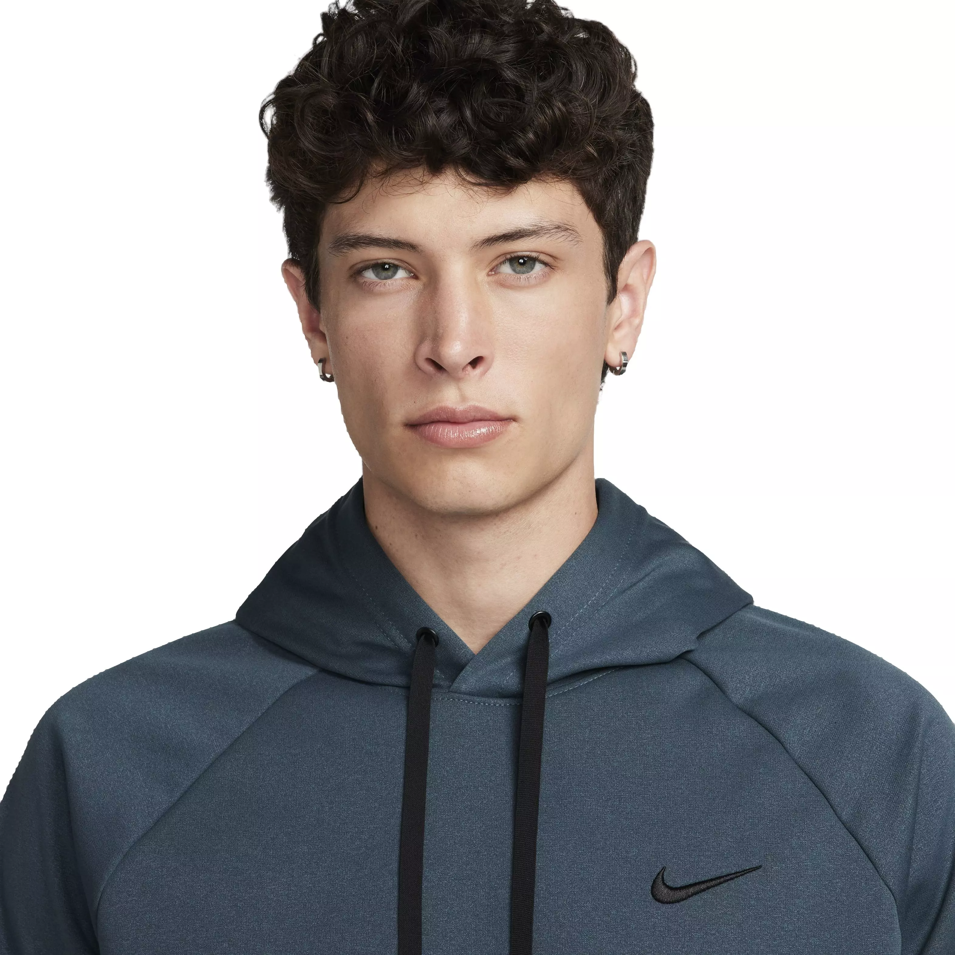 Nike Men's Therma-FIT Hooded Fitness Pullover - DK TEAL