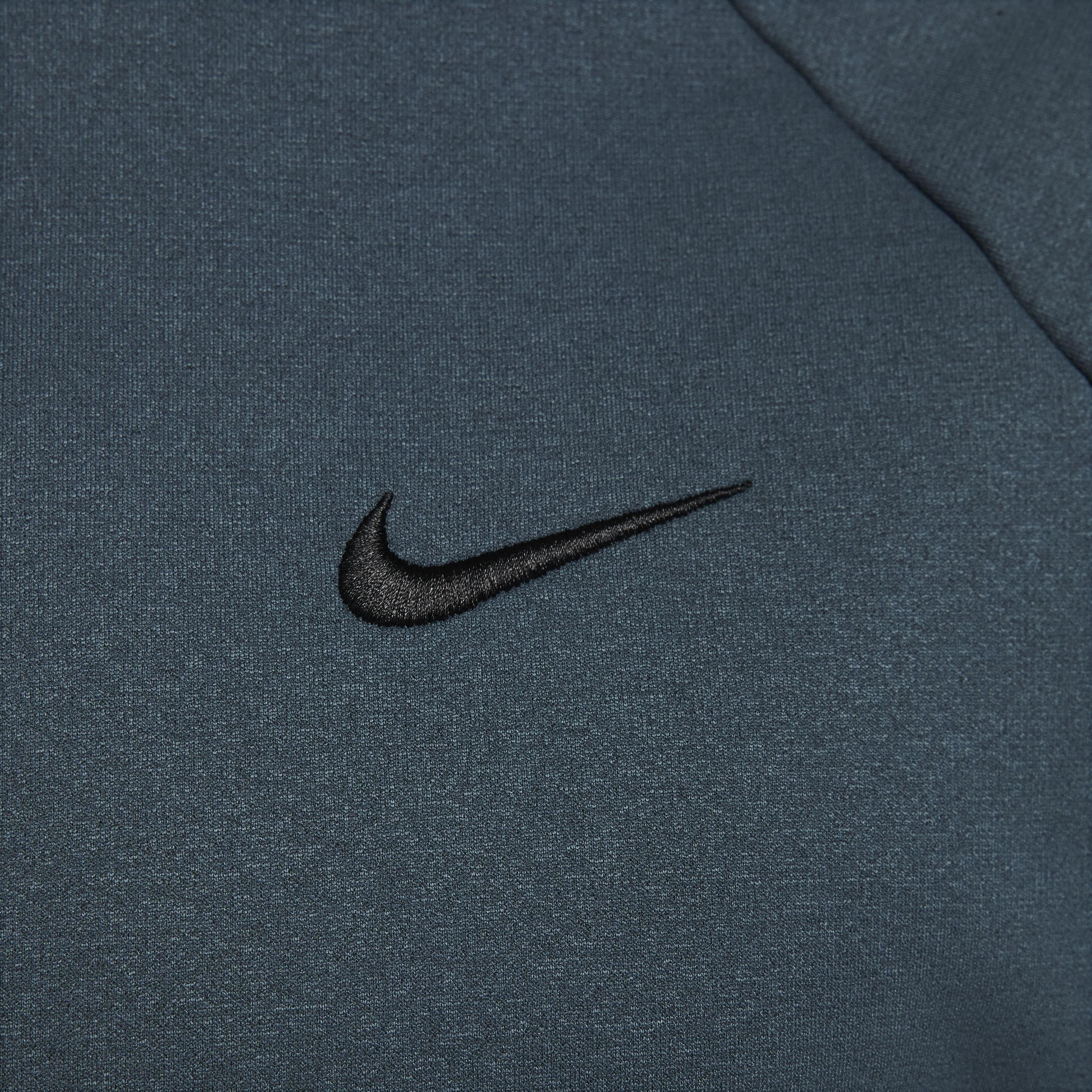 Nike Men's Therma-FIT Hooded Fitness Pullover - DK TEAL Thumbnail View 4