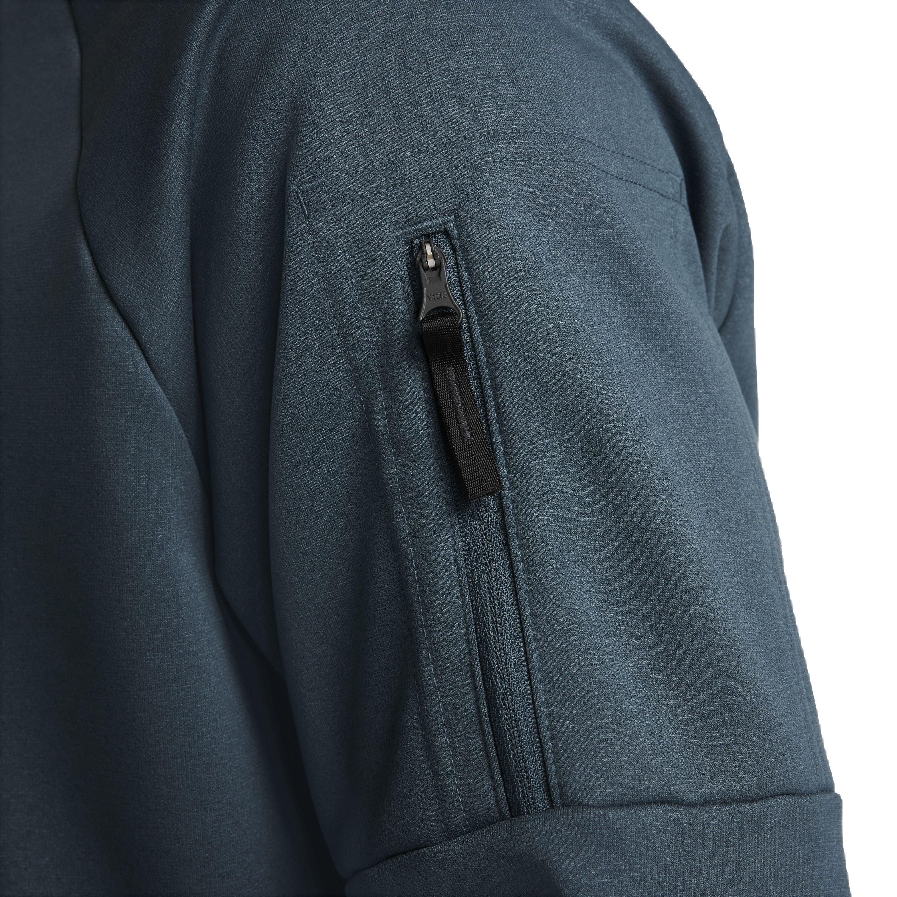 Nike Men's Therma-FIT Hooded Fitness Pullover - DK TEAL Thumbnail View 5