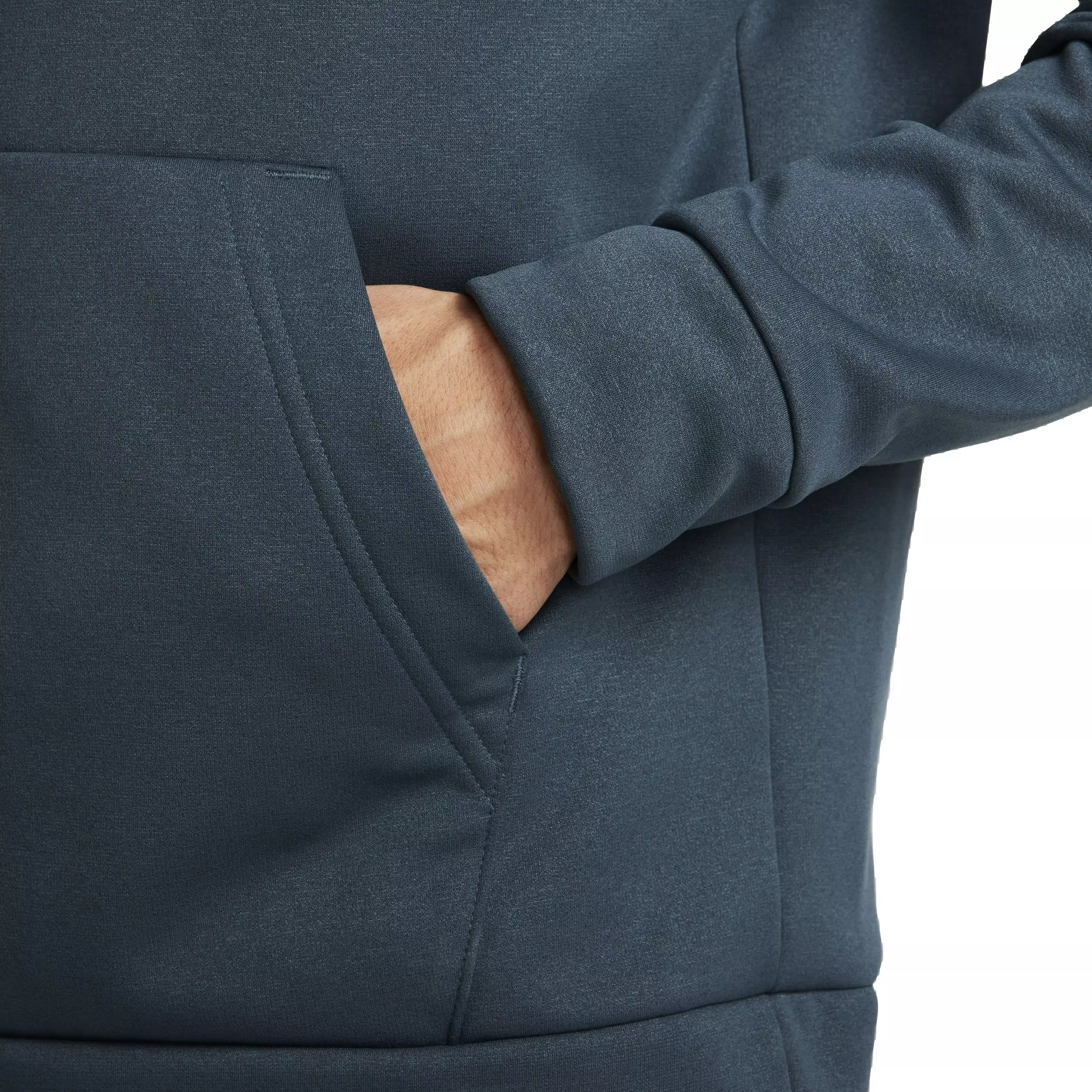 Nike Men's Therma-FIT Hooded Fitness Pullover - DK TEAL