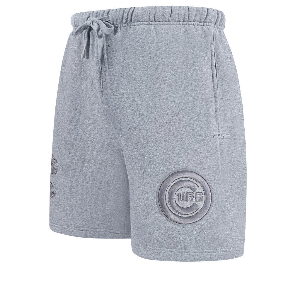 Pro Standard Men's MLB Chicago Cubs Neutral Fleece Short - DK GREY Thumbnail View 3