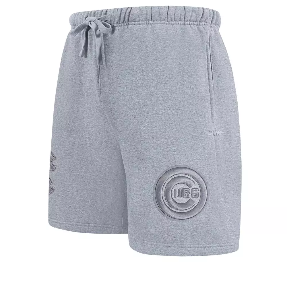 Pro Standard Men's MLB Chicago Cubs Neutral Fleece Short - DK GREY