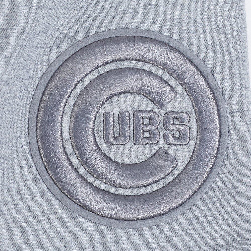Pro Standard Men's MLB Chicago Cubs Neutral Fleece Short - DK GREY Thumbnail View 5
