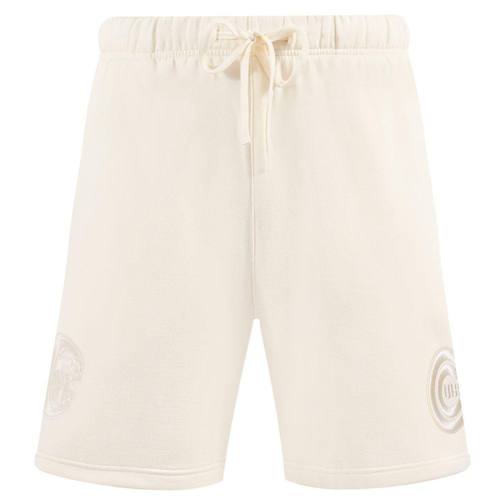 Pro Standard Men's MLB Chicago Cubs Neutral Fleece Short - CREAM Thumbnail View 1