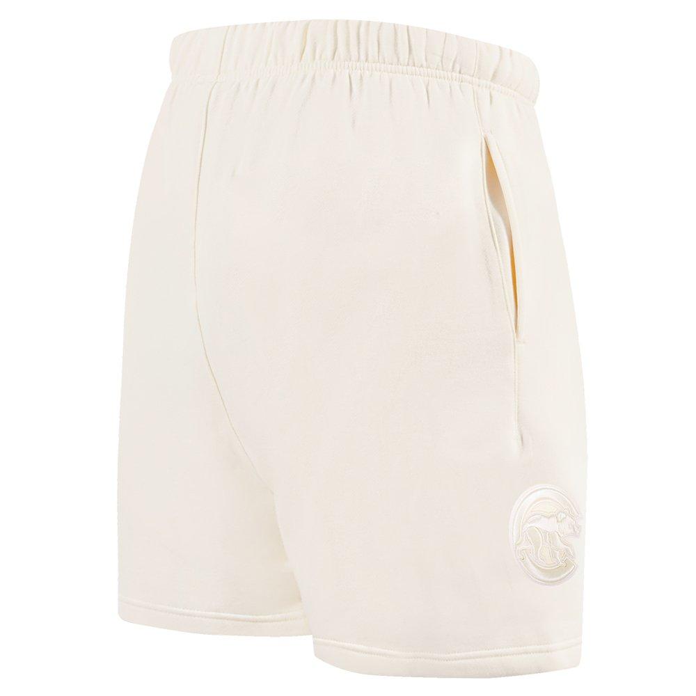 Pro Standard Men's MLB Chicago Cubs Neutral Fleece Short - CREAM Thumbnail View 4