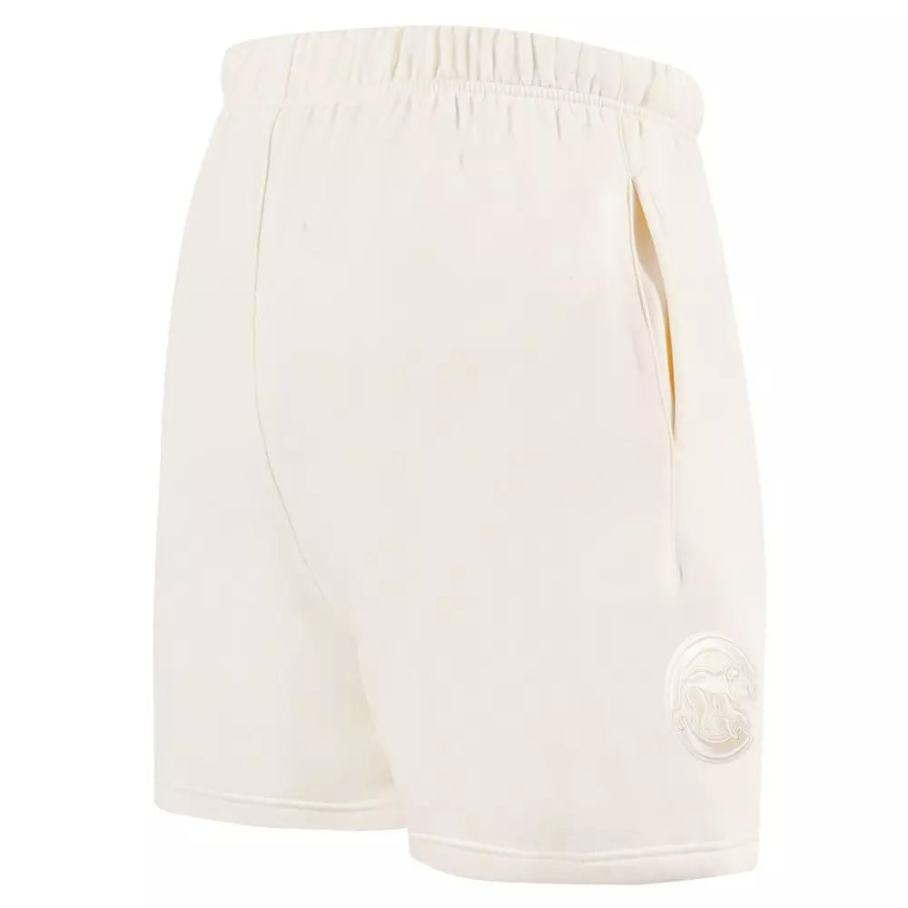 Pro Standard Men's MLB Chicago Cubs Neutral Fleece Short - CREAM