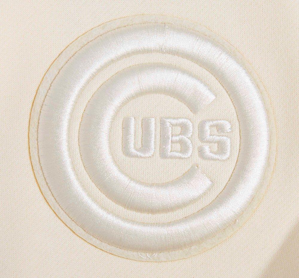 Pro Standard Men's MLB Chicago Cubs Neutral Fleece Short - CREAM Thumbnail View 5