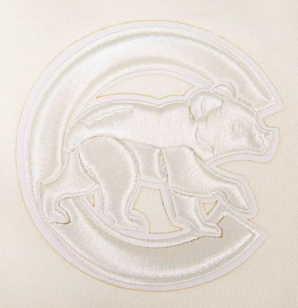 Pro Standard Men's MLB Chicago Cubs Neutral Fleece Short - CREAM