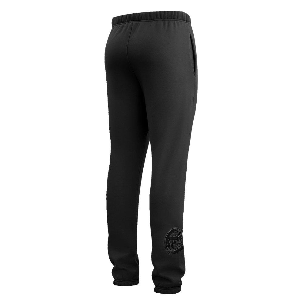 Pro Standard Men's MLB Chicago Cubs Neutral Sweatpants - BLACK Thumbnail View 4