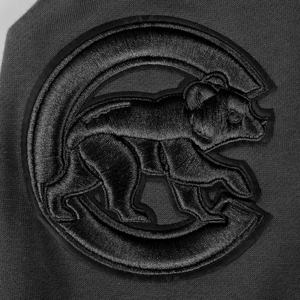 Pro Standard Men's MLB Chicago Cubs Neutral Sweatpants - BLACK Thumbnail View 5