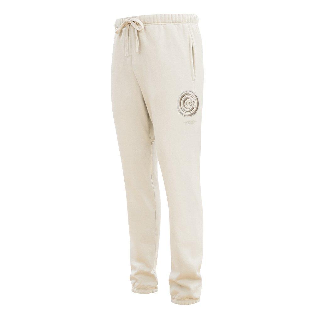Pro Standard Men's MLB Chicago Cubs Neutral Sweatpants - CREAM Thumbnail View 3