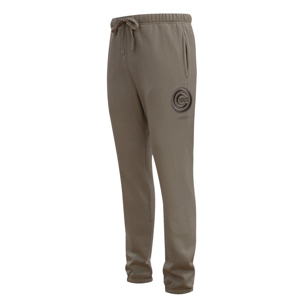 Pro Standard Men's MLB Chicago Cubs Neutral Sweatpants - DK BROWN Thumbnail View 2