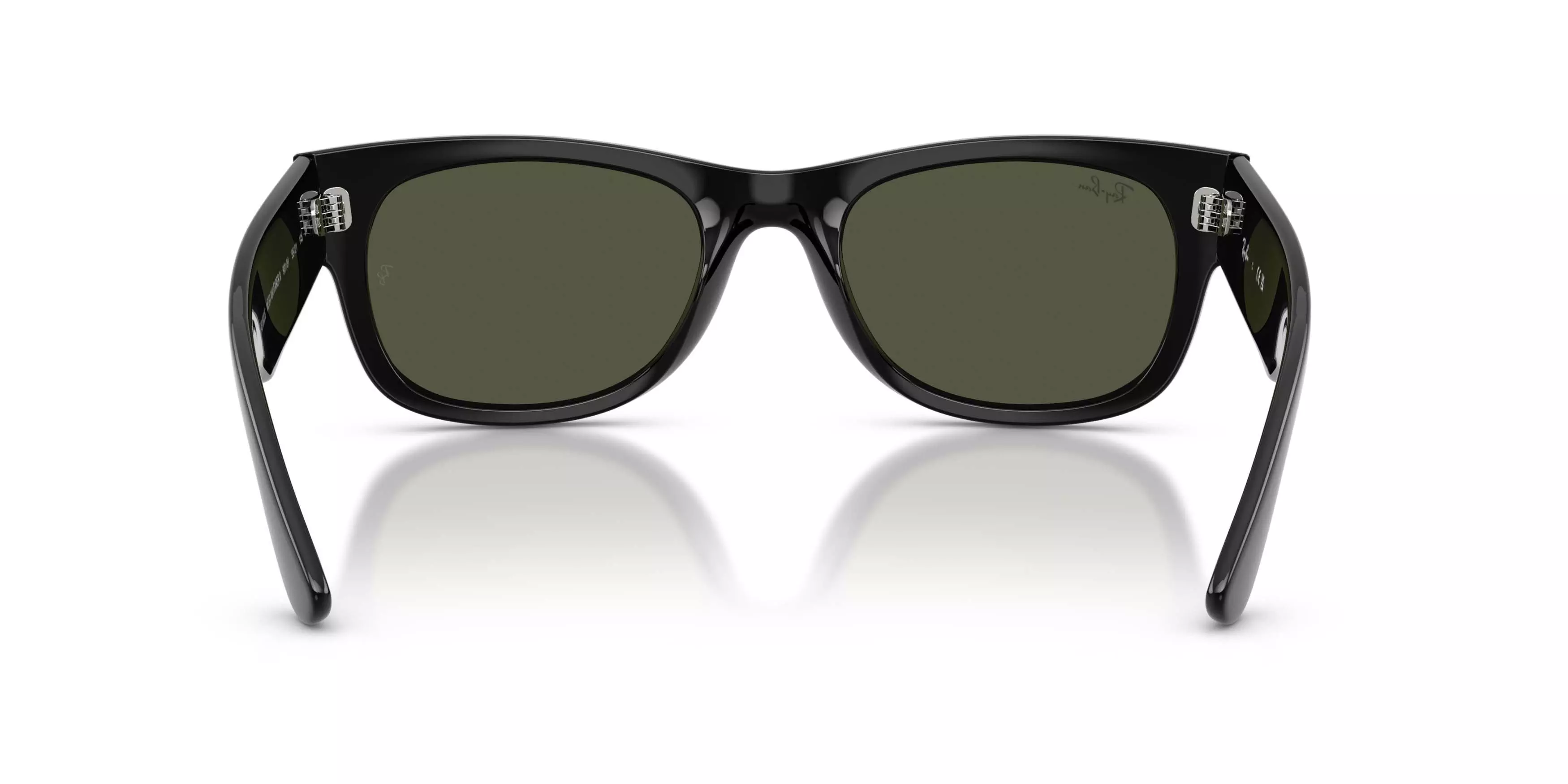 Ray-Ban Mega Wayfarer II Green Sunglasses &ndash; Polished Black - BLACK/GREEN