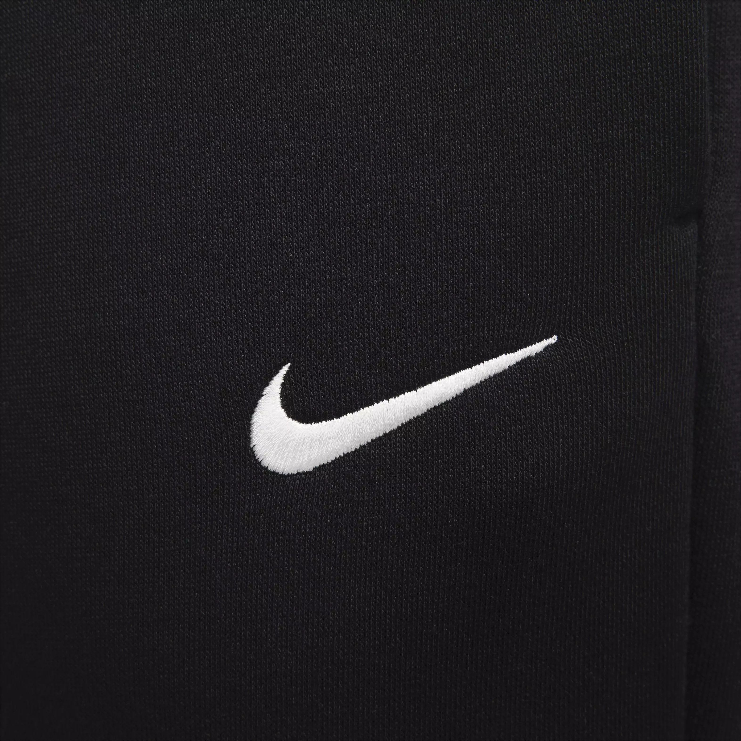 Nike Women's Sportswear Phoenix Fleece Mid-Rise Sweatpants - BLACK
