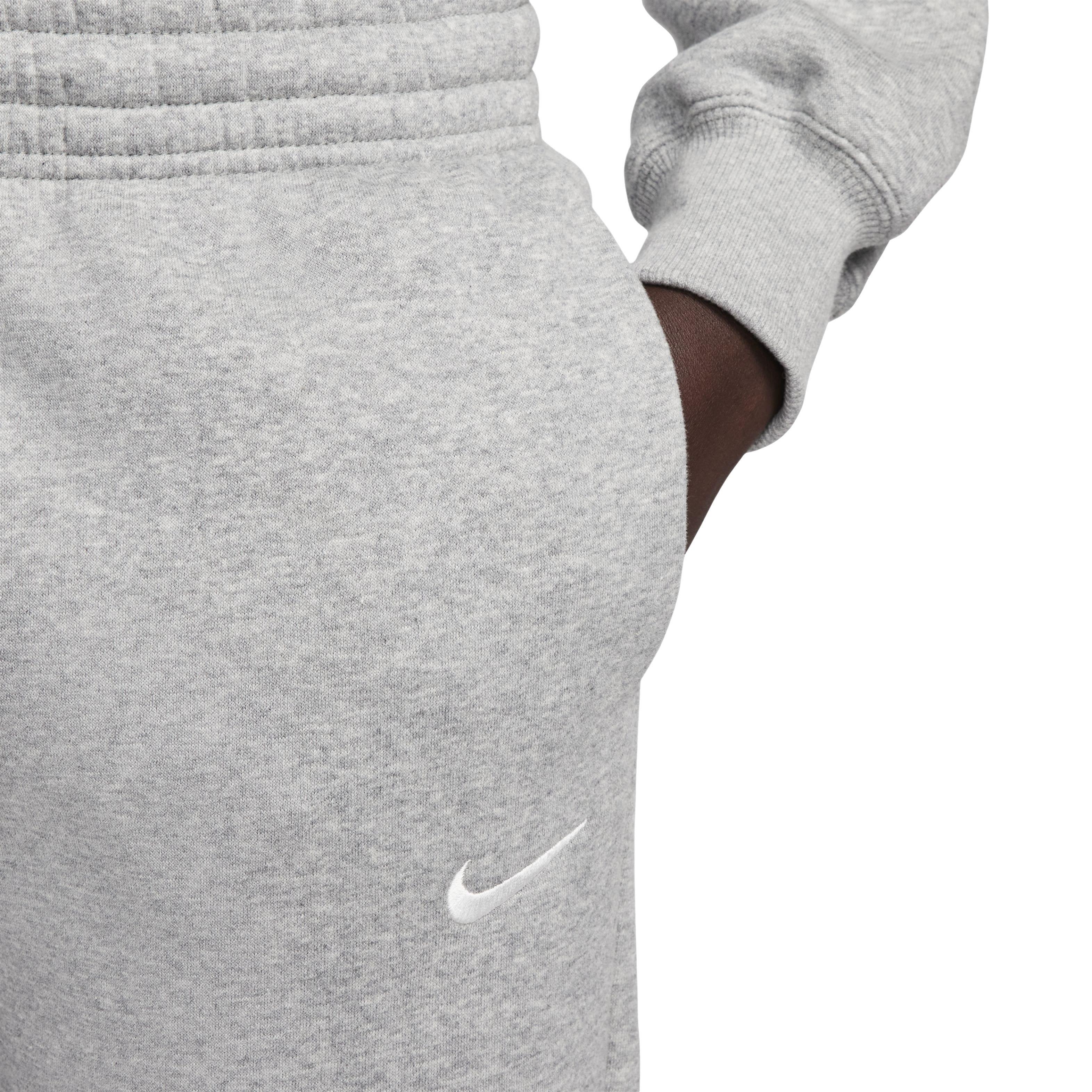 Nike Women's Sportswear Phoenix Fleece Mid-Rise Sweatpants - GREY Thumbnail View 4
