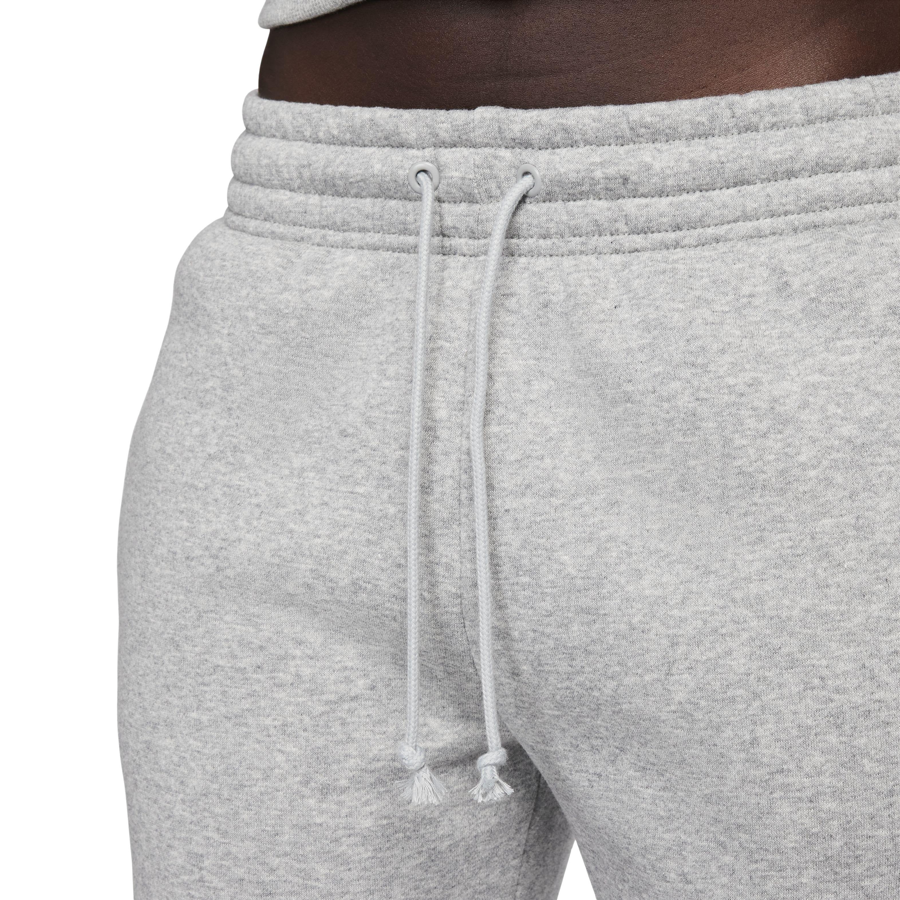 Nike Women's Sportswear Phoenix Fleece Mid-Rise Sweatpants - GREY Thumbnail View 5
