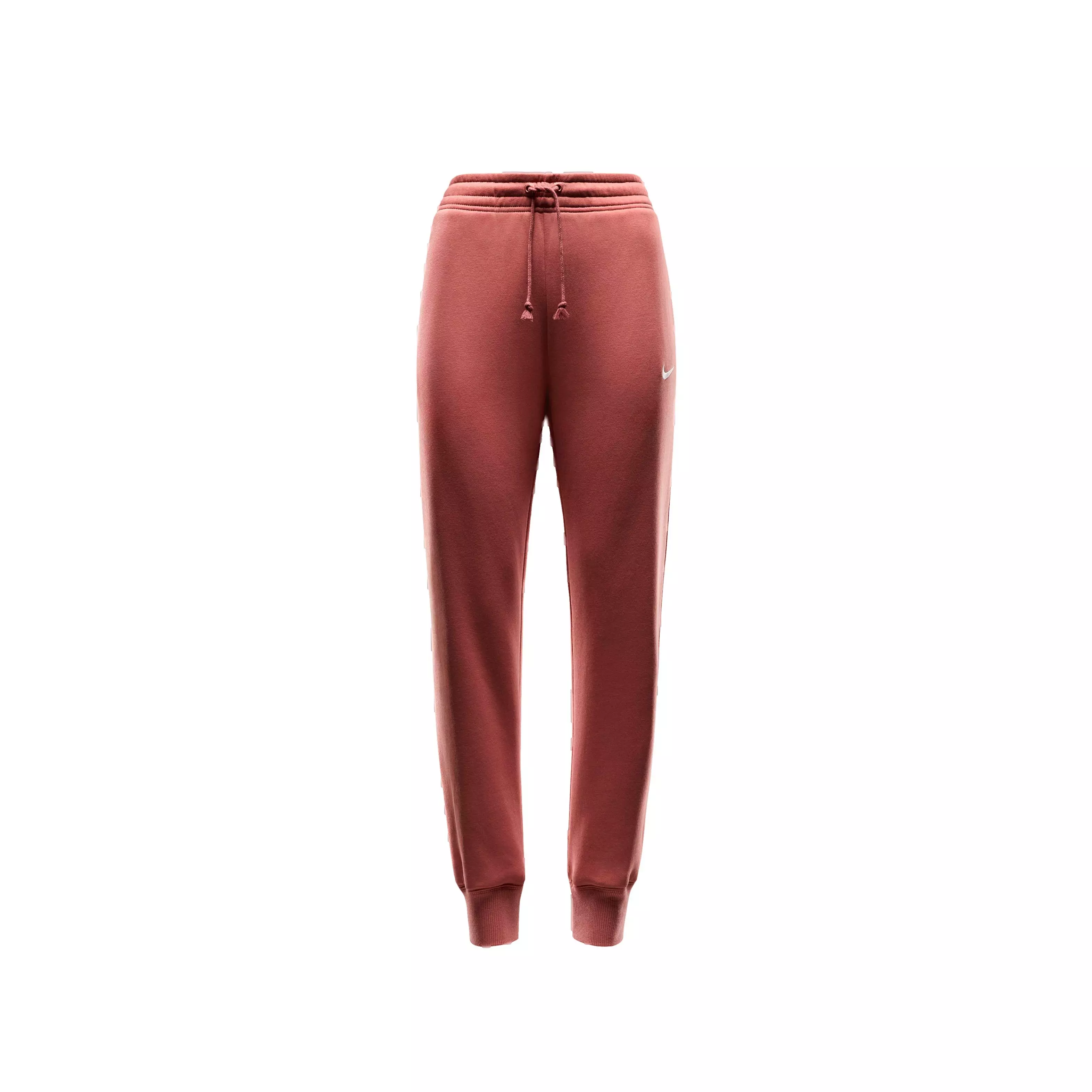 Nike Women's Sportswear Phoenix Fleece Mid-Rise Sweatpants - PINK