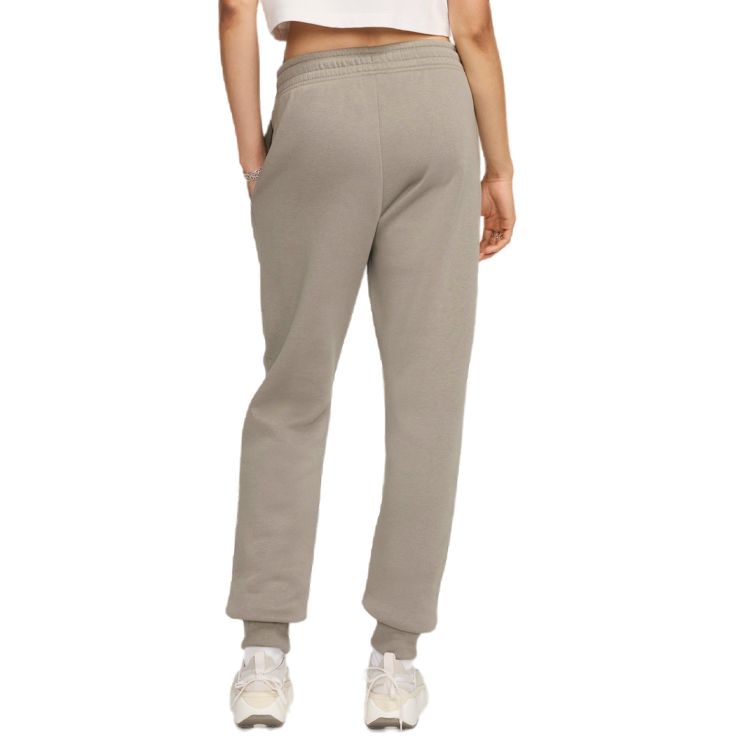 Nike Women's Sportswear Phoenix Fleece Mid-Rise Sweatpants - LT ARMY GREEN Thumbnail View 2