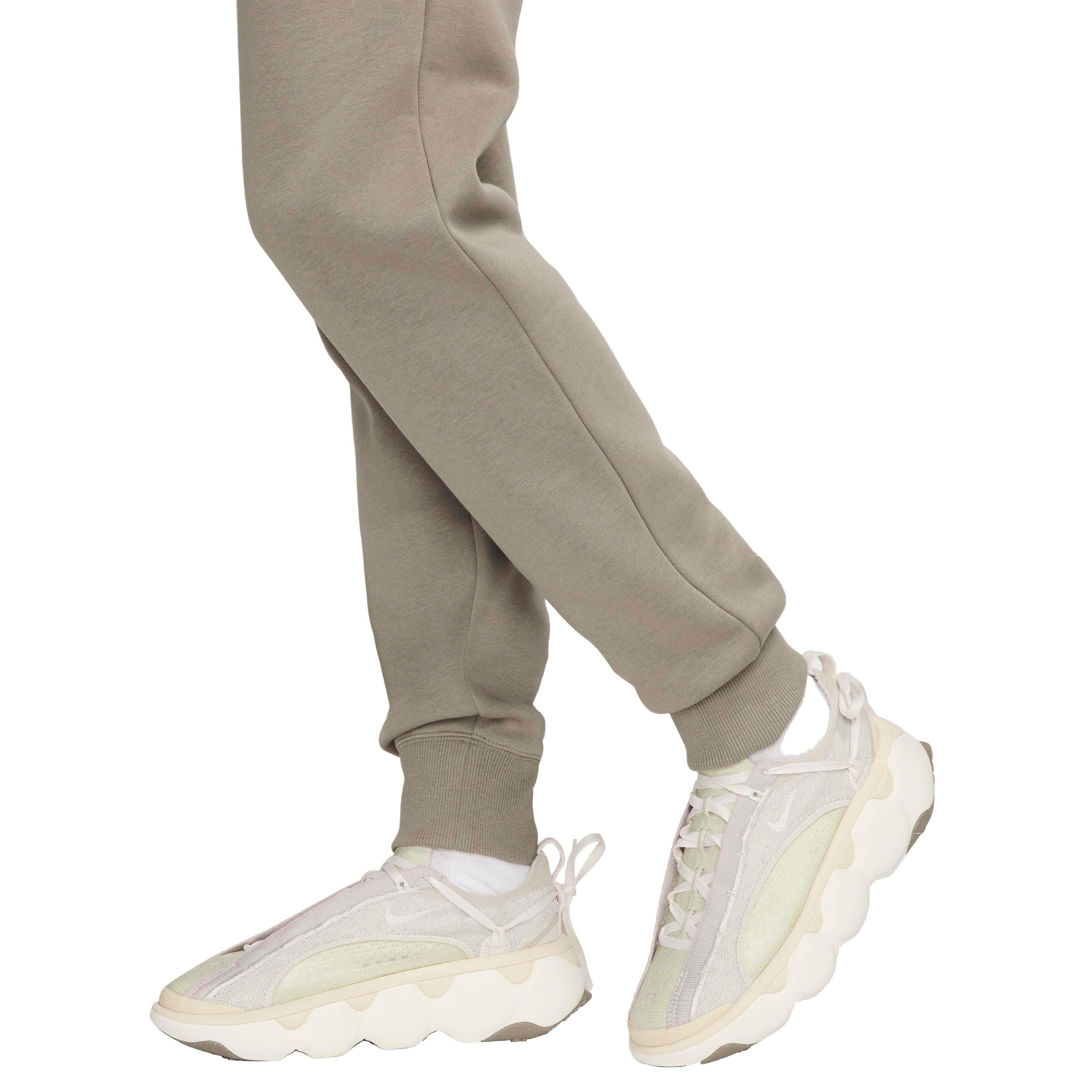 Nike Women's Sportswear Phoenix Fleece Mid-Rise Sweatpants - LT ARMY GREEN Thumbnail View 6