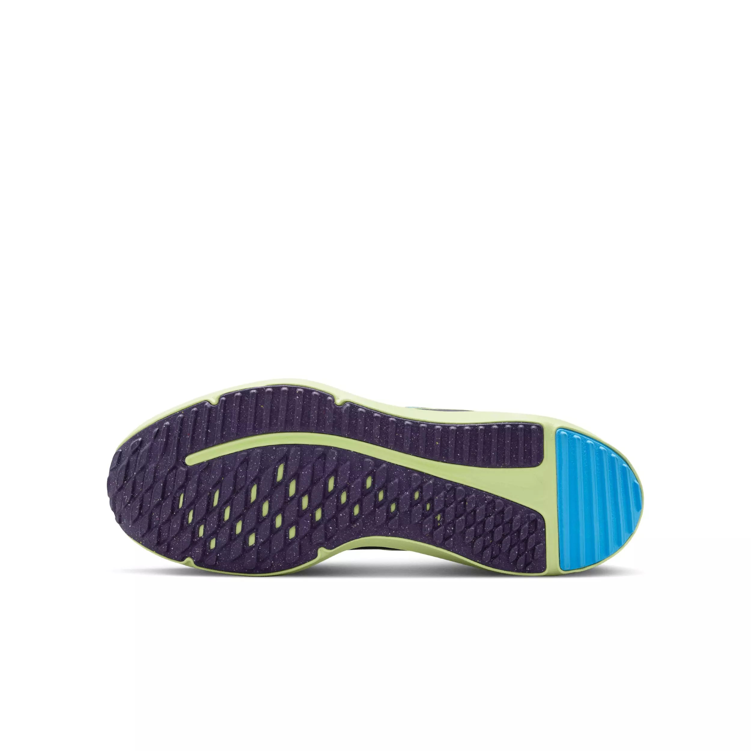 Nike Cosmic Runner "Dark Raisin/Light Liquid Lime/White/Blue" Grade School Girls' Running Shoe - DK RAISIN/LT LIME/WHITE/BLUE