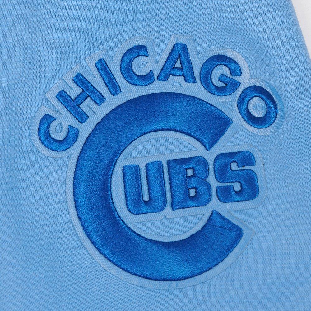 Pro Standard Men's MLB Chicago Cubs Classic Chenille Full Zip Hooded Jacket - BLUE Thumbnail View 7