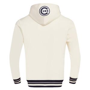 Pro Standard Men's MLB Chicago Cubs Retro Classic Pullover Hoodie - Eggshell
