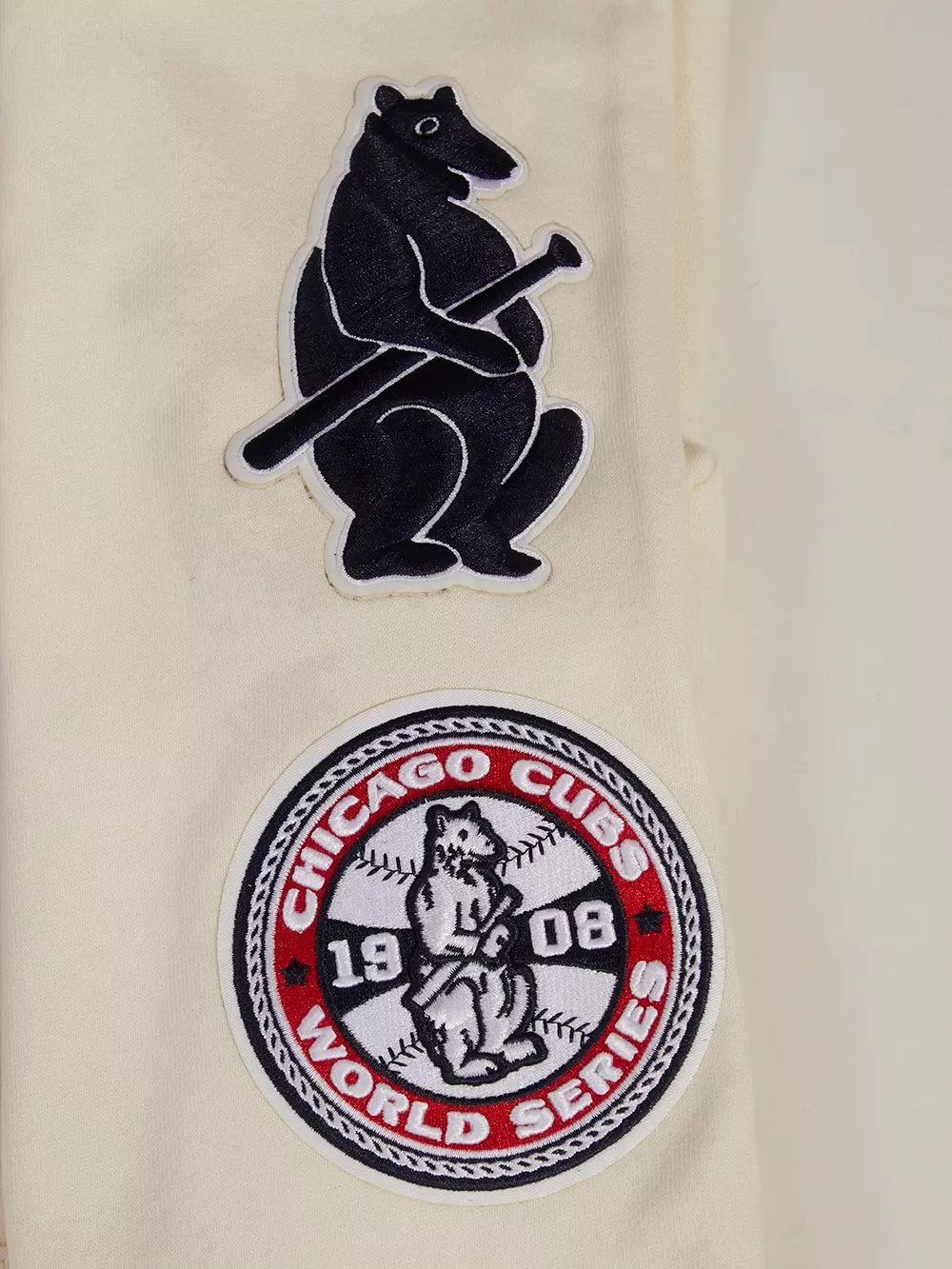 Pro Standard Men's MLB Chicago Cubs Retro Classic Pullover Hoodie - Eggshell - EGGSHELL