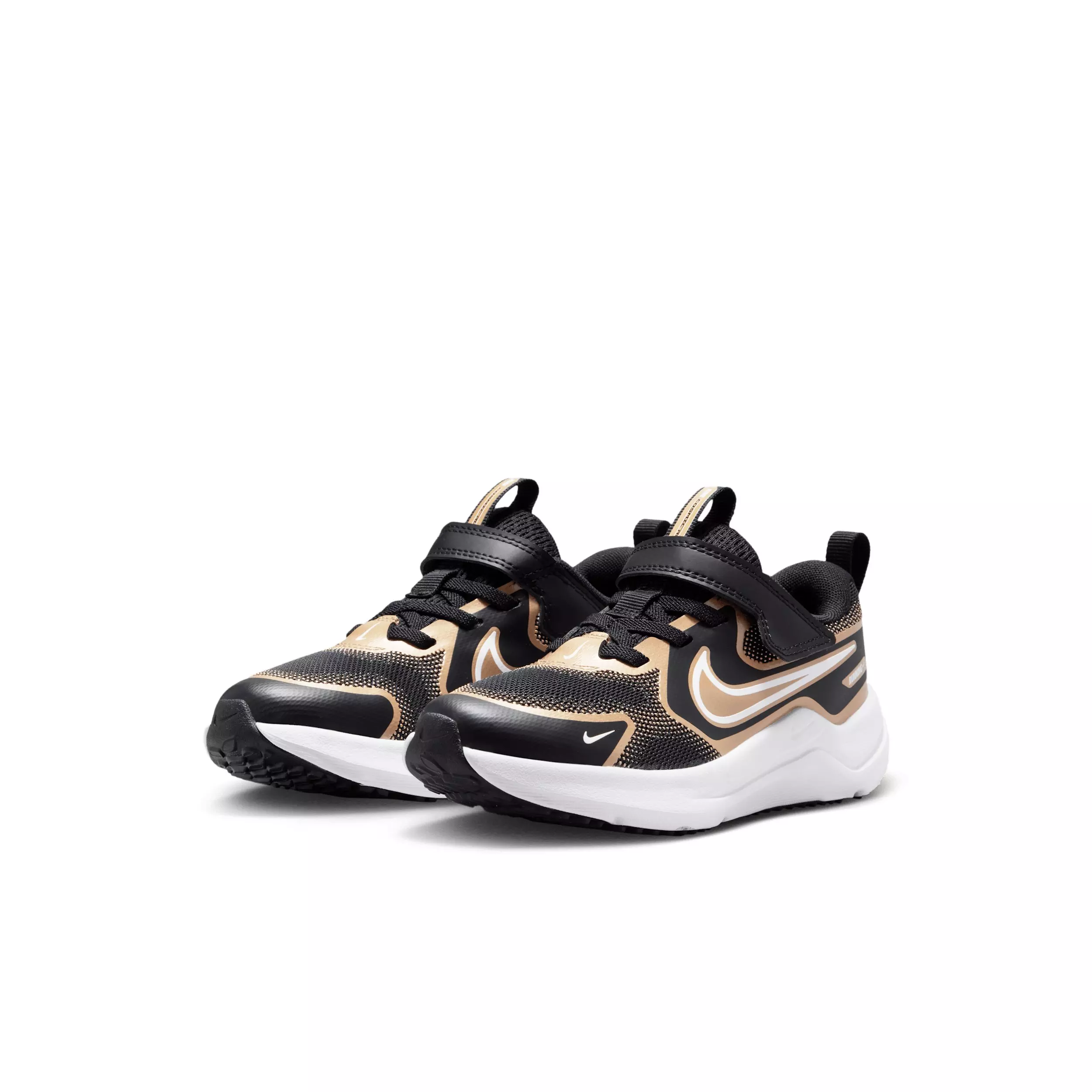 Nike Cosmic Runner SE "Black/Blur/White" Preschool Boys' Running Shoe - BLACK/BLUR/WHITE