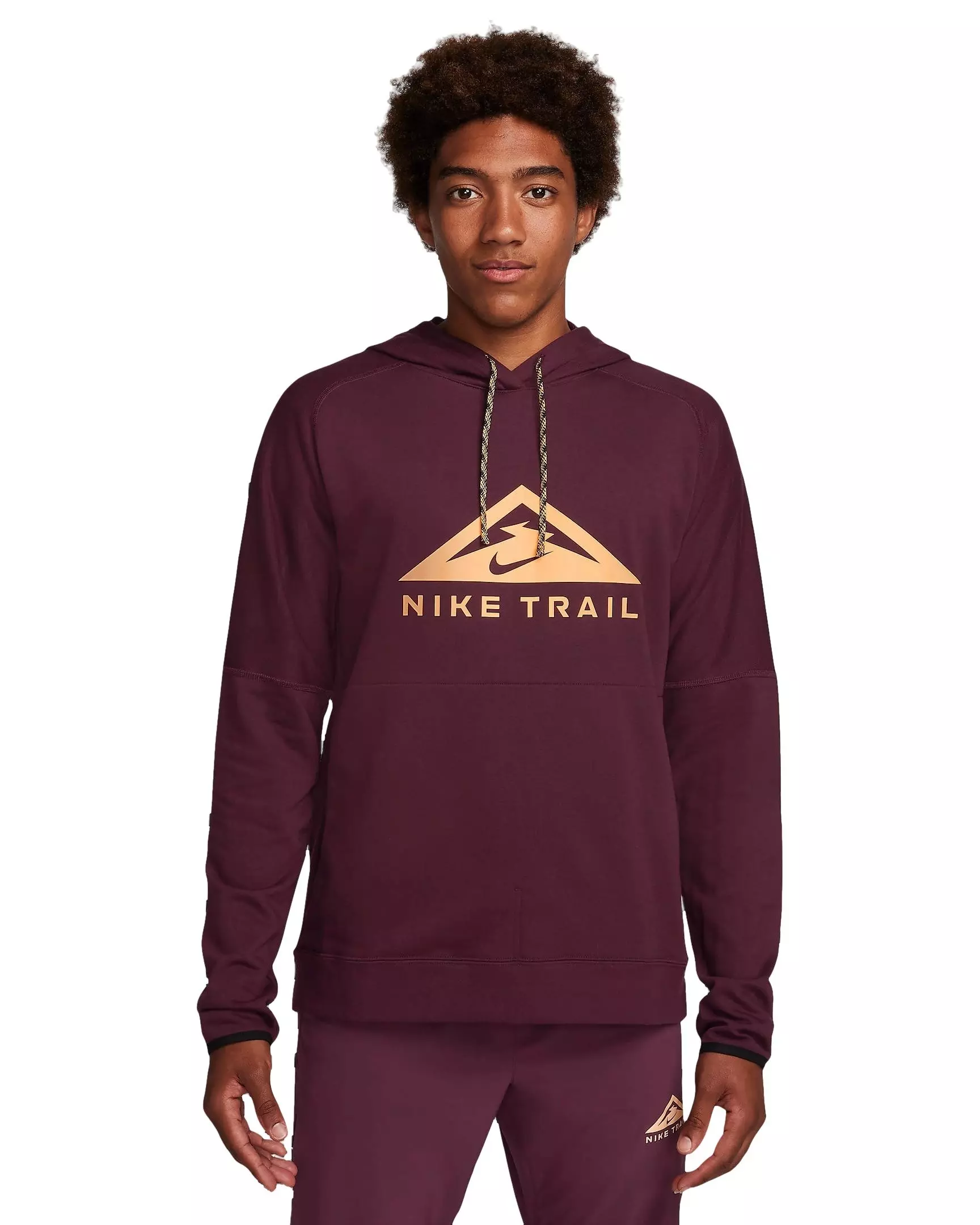 Nike Men's Trail Magic Hour Dri-FIT Running Hoodie - RED