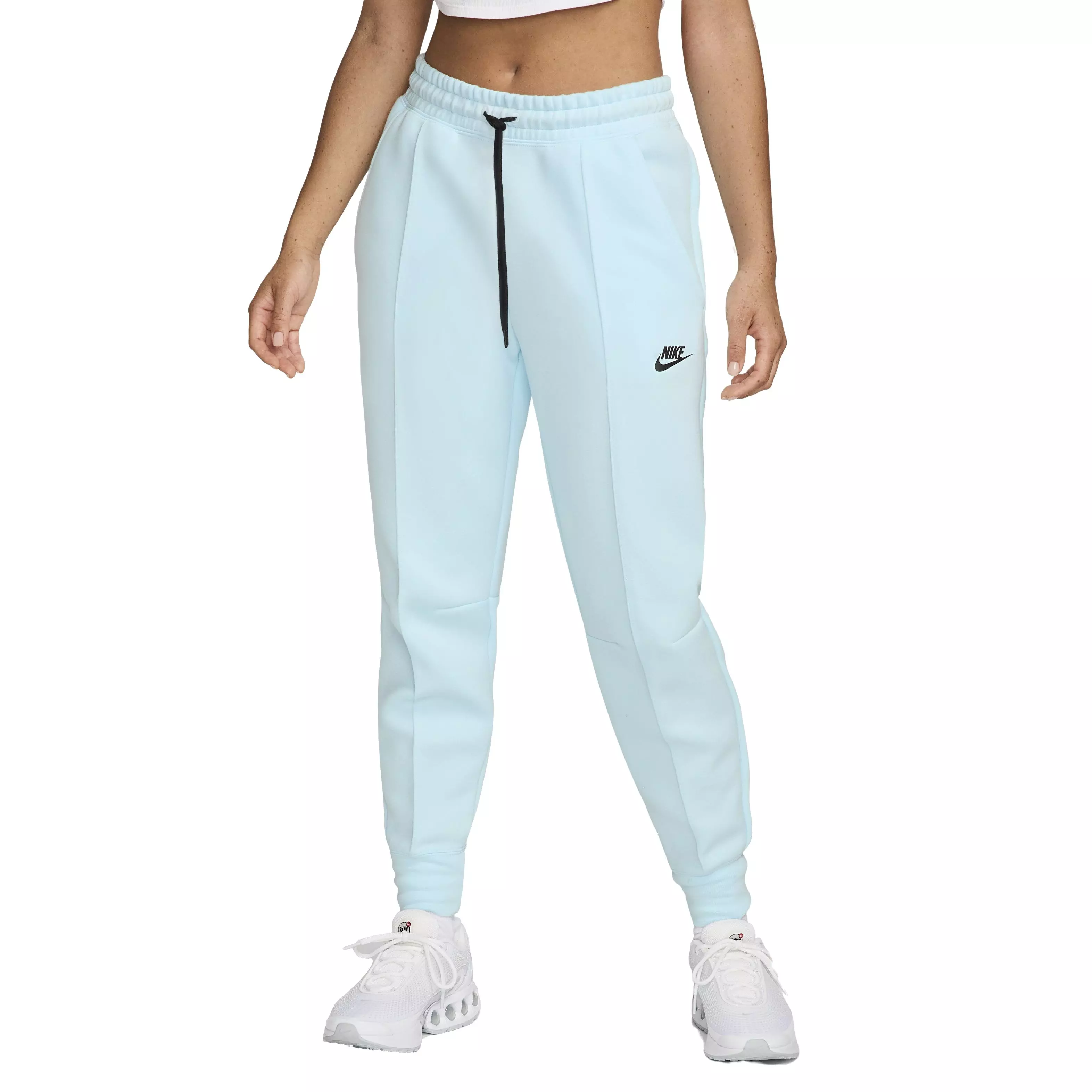 Nike Women's Sportswear Tech Fleece Mid-Rise Joggers - BLUE