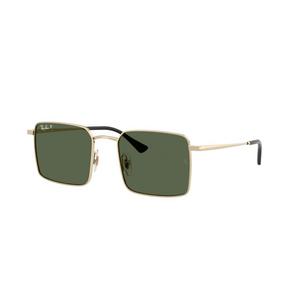Ray-Ban Idan Bio-Based Dark Green Polarized Sunglasses &ndash; Polished Pale Gold