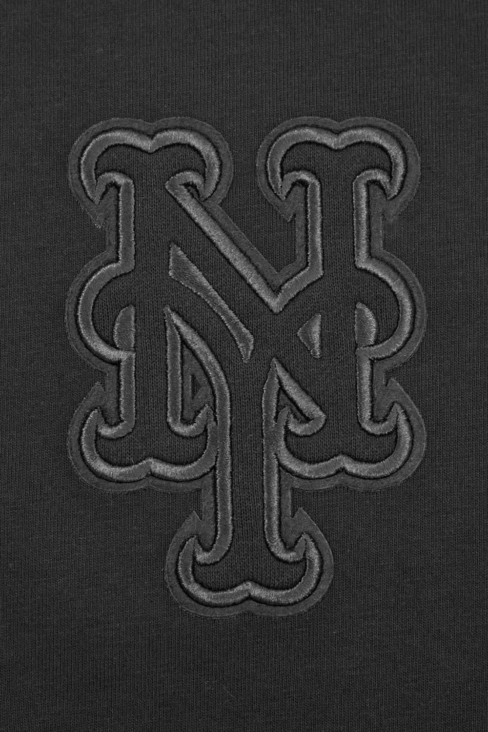 Pro Standard Men's MLB New York Mets Neutral Drop Shoulder Top - BLACK