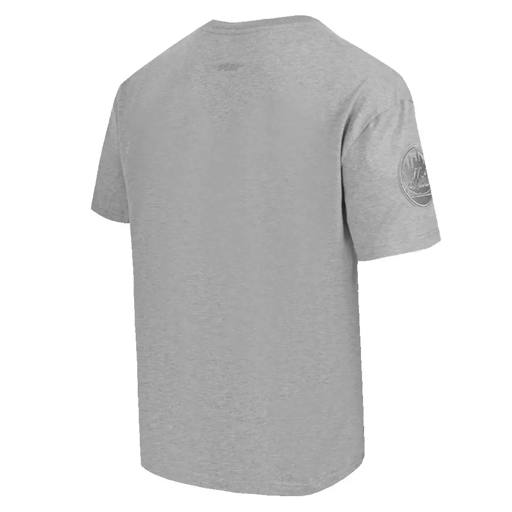Pro Standard Men's MLB New York Mets Neutral Drop Shoulder Top - DK GREY