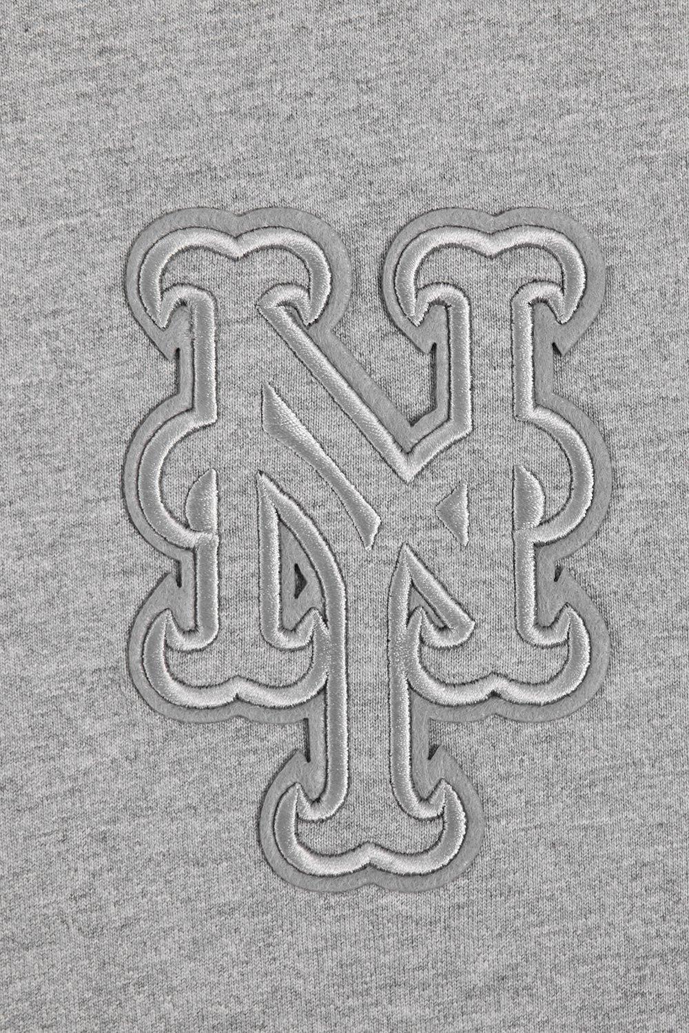Pro Standard Men's MLB New York Mets Neutral Drop Shoulder Top - DK GREY Thumbnail View 7