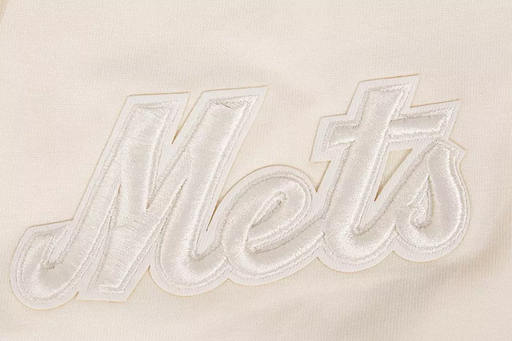 Pro Standard Men's MLB New York Mets Neutral Drop Shoulder Top - CREAM