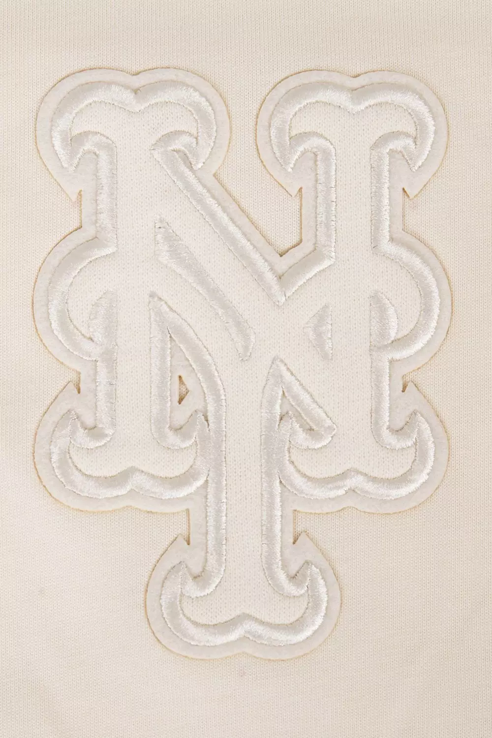 Pro Standard Men's MLB New York Mets Neutral Drop Shoulder Top - CREAM