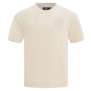 Pro Standard Men's MLB New York Mets Neutral Drop Shoulder Top