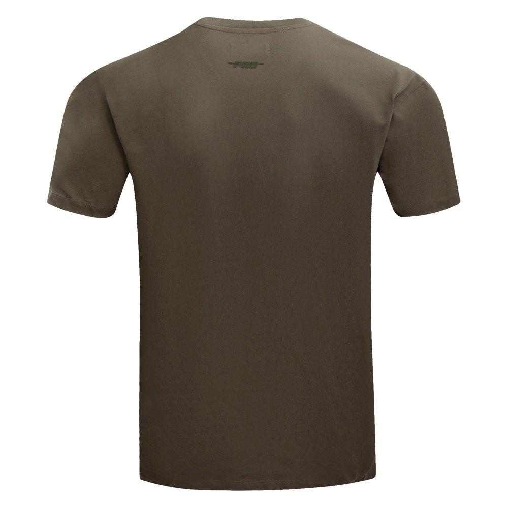 Pro Standard Men's MLB New York Mets Neutral Drop Shoulder Top - DK BROWN Thumbnail View 2